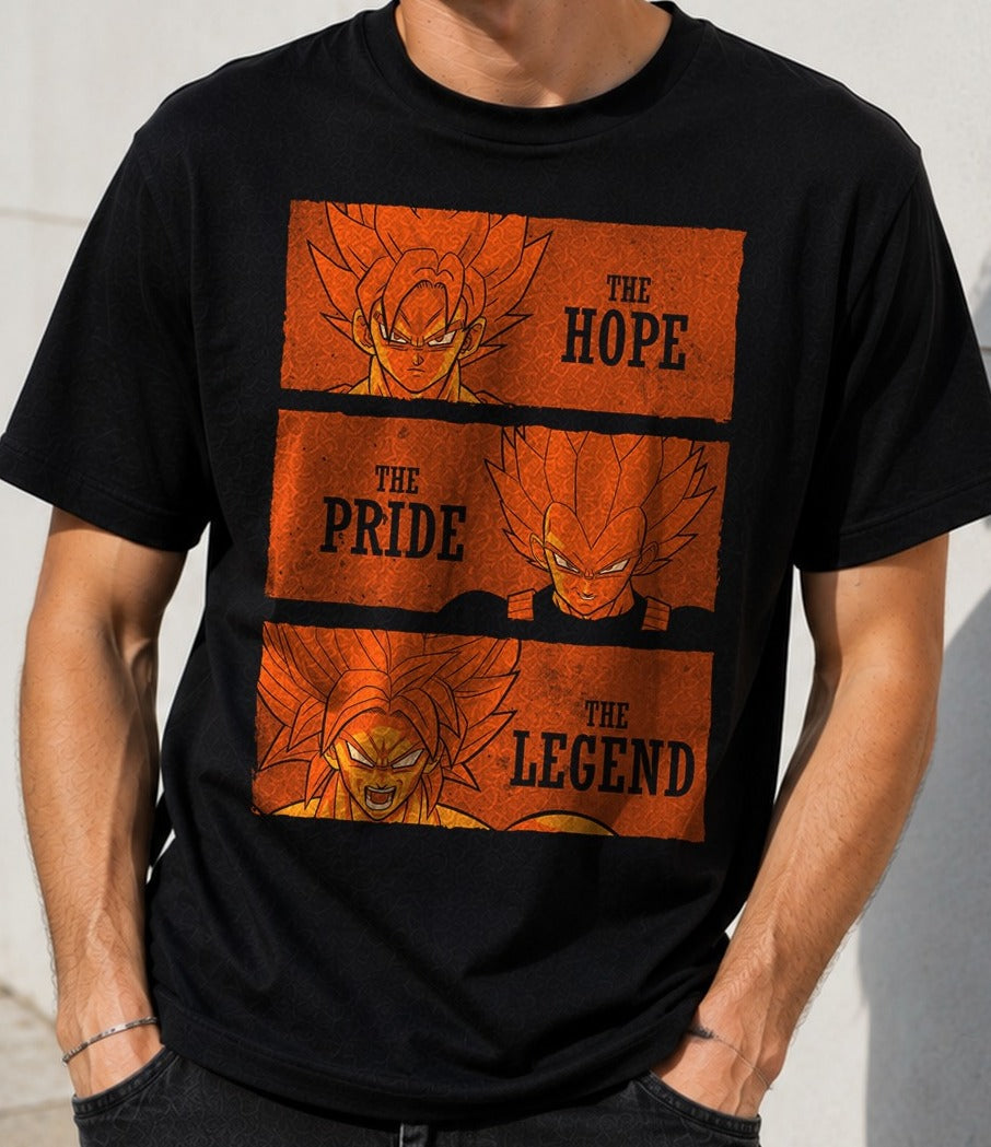 Camiseta Legendary Battle – Dragon Ball Z (negra)