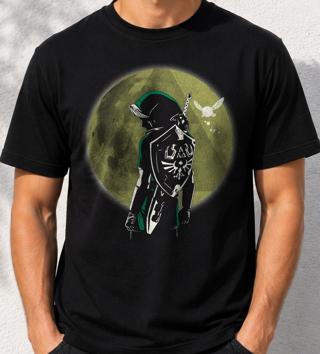 Camiseta Legendary Hero – The Legend of Zelda (negra)