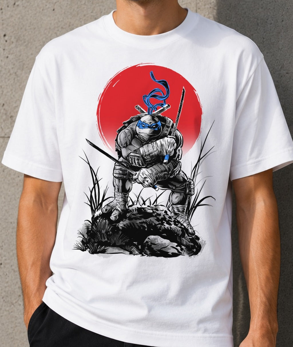 Camiseta Leo under the sun – Tortugas Ninja (blanca)