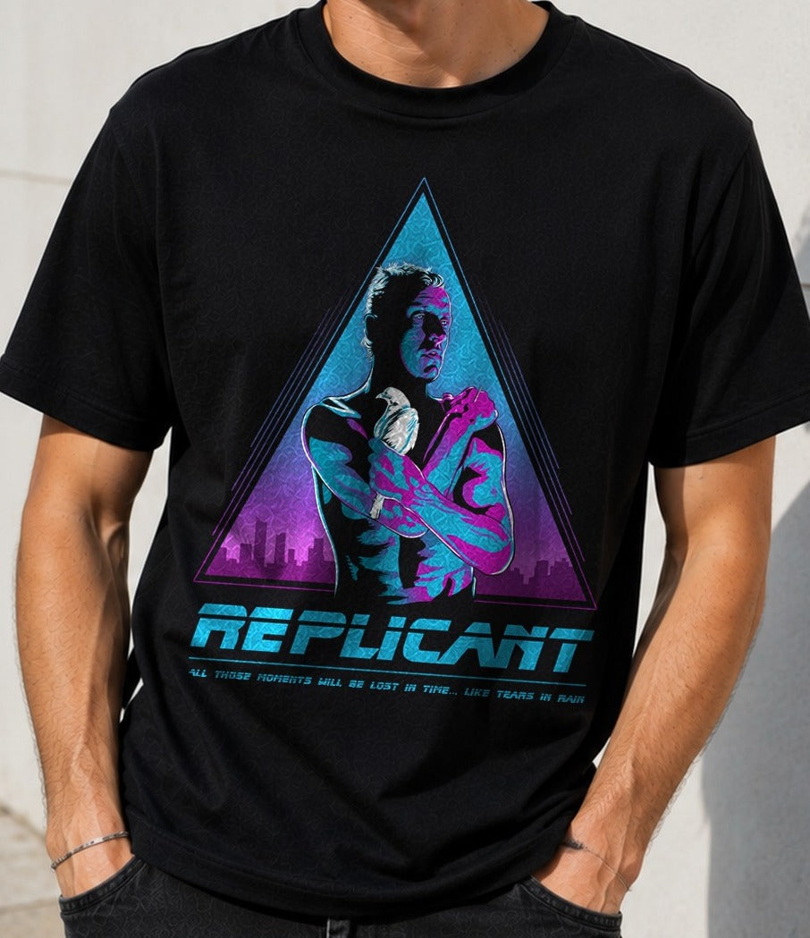 Camiseta Like Tears in Rain – Blade Runner (negra)