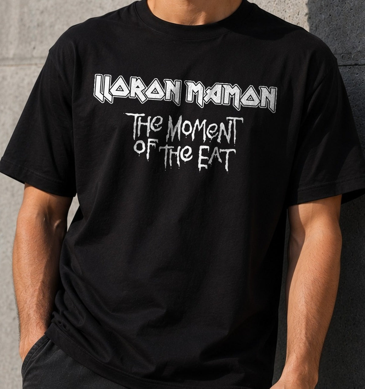 Camiseta Llorón Mamón v1 – Regalo para rockeros (negra)