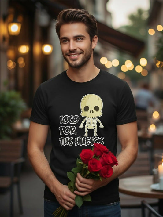 Camiseta Loco por tus huesos - El Cajón Friki