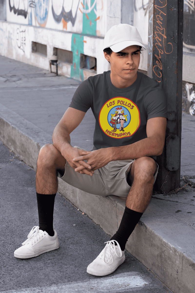 Camiseta Los Pollos Hermanos - El Cajón Friki