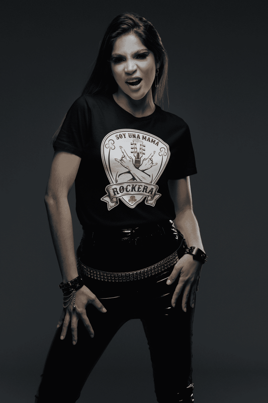 Camiseta Mamá rockera - El Cajón Friki
