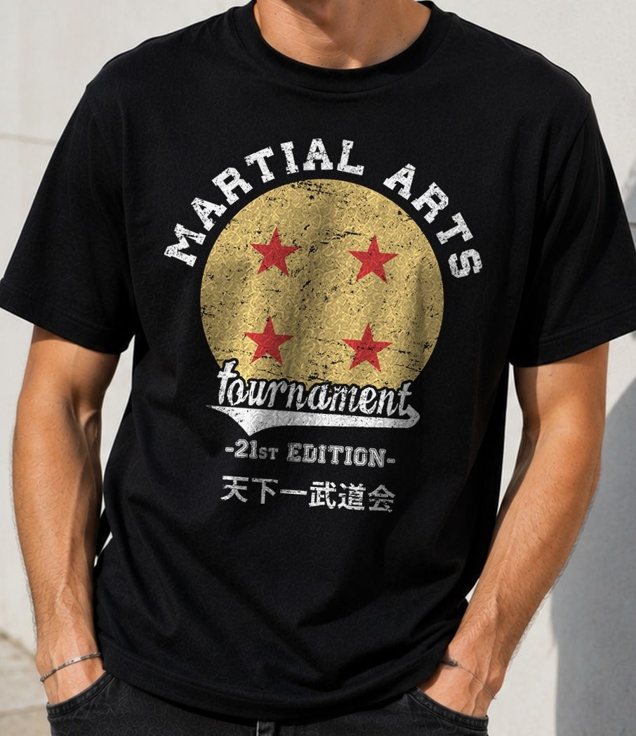 Camiseta Martial Arts Tournament – Dragon Ball (negra)