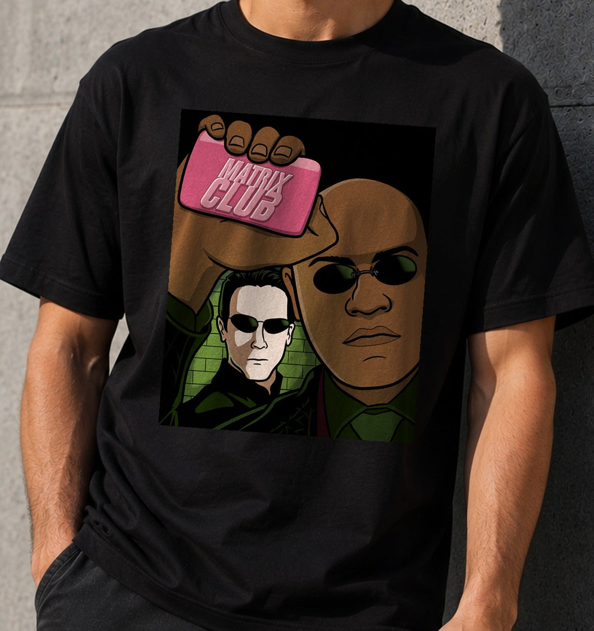 Camiseta Matrix Club – Elige tu Pastilla (negra)