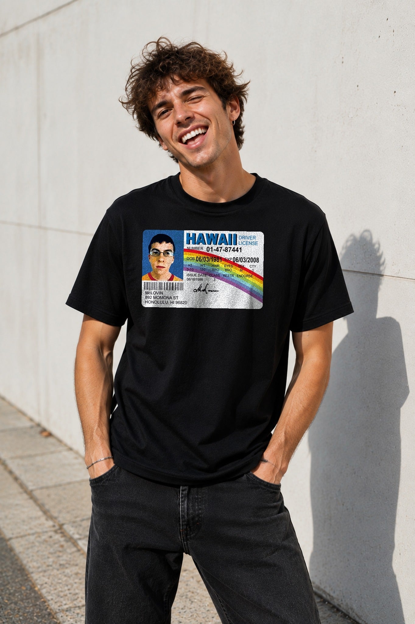 Camiseta con el diseño McLovin – Superbad, de Paranoia Records