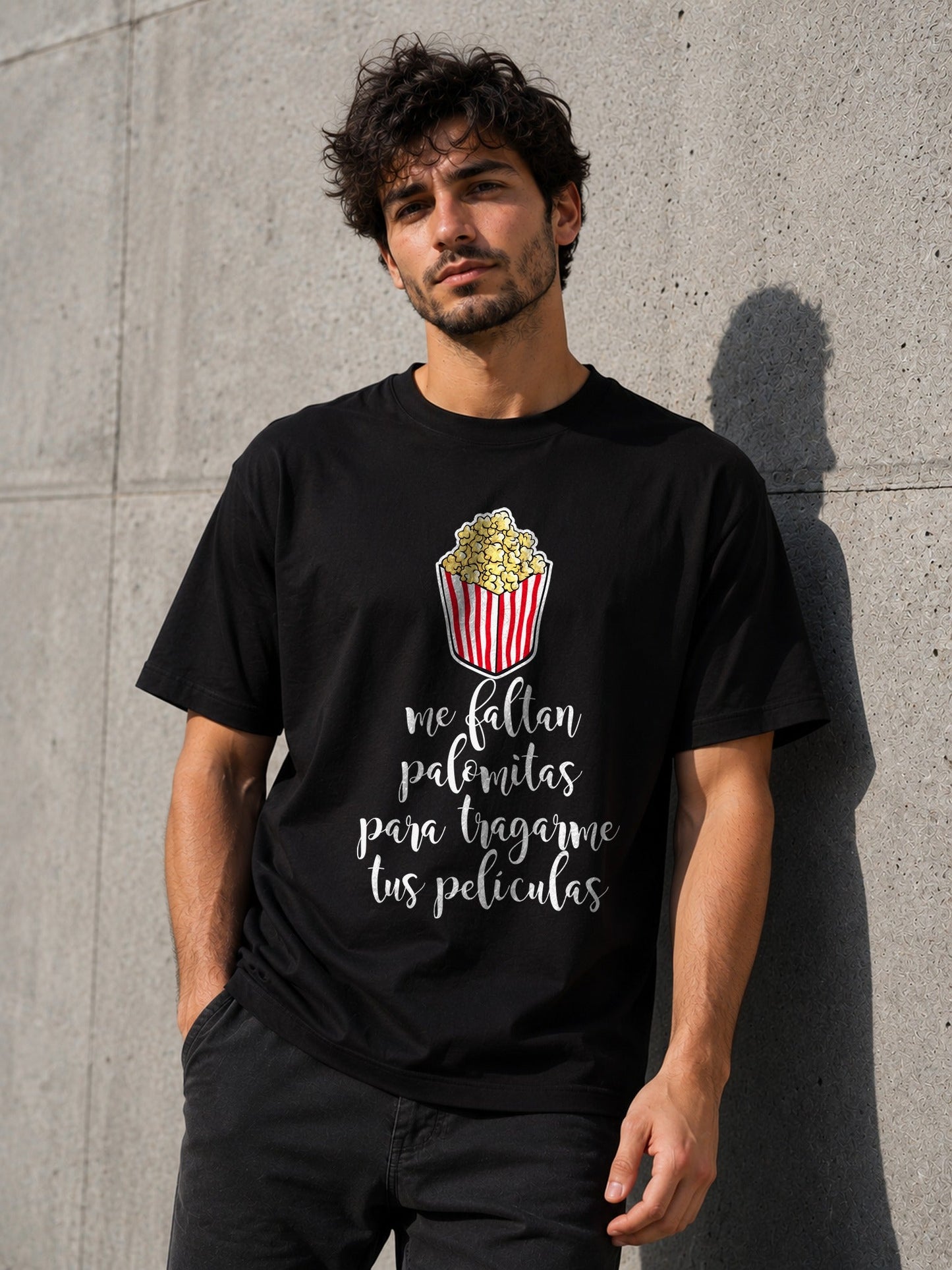 Camiseta Me Faltan Palomitas – Regalo para cinéfilos y frikis del cine