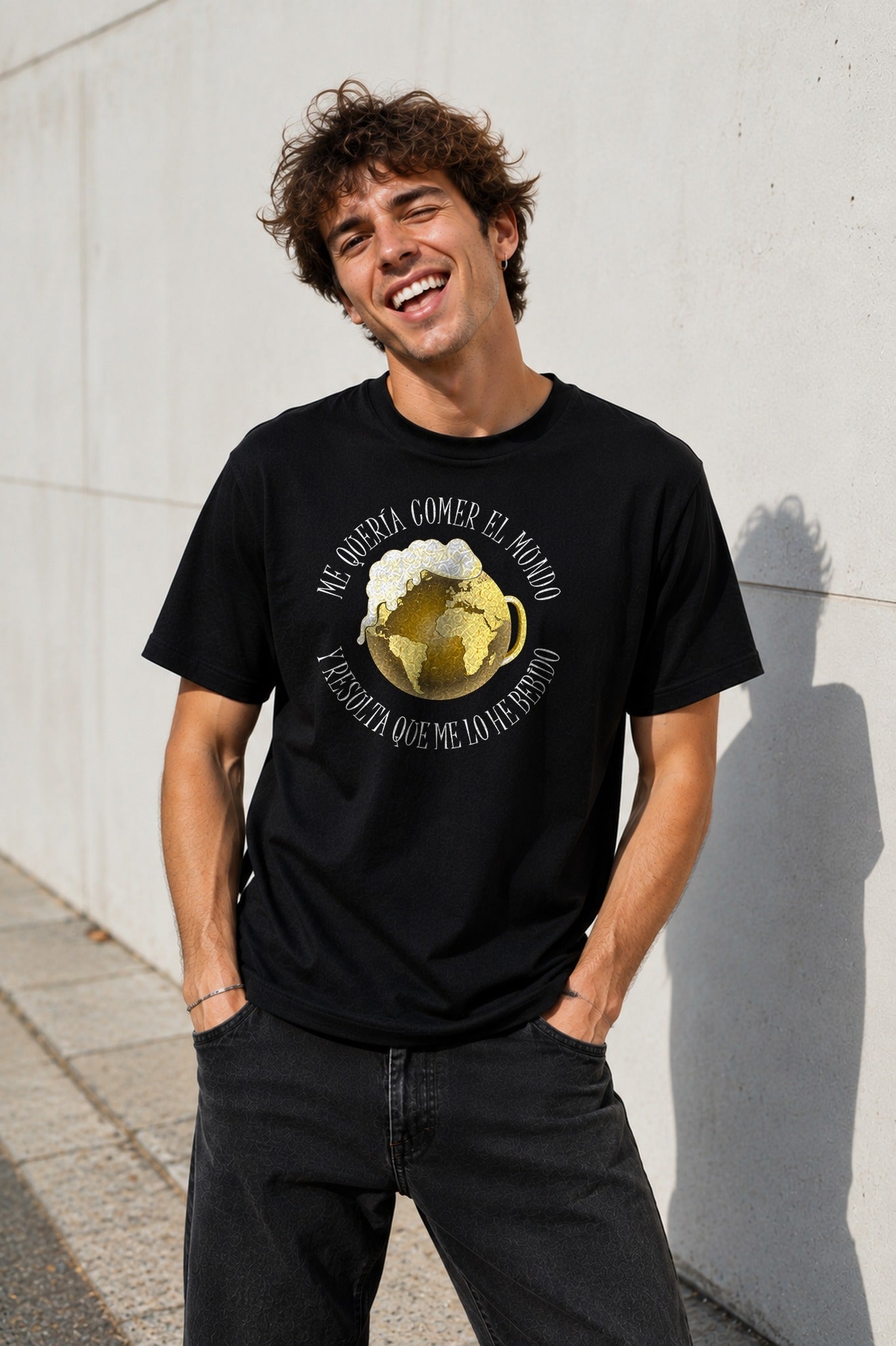 Camiseta Me Quería Comer el Mundo – Regalo para amantes de la cerveza