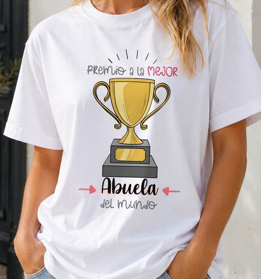 Camiseta Mejor Abuela – Regalo para Abuelas (blanca)
