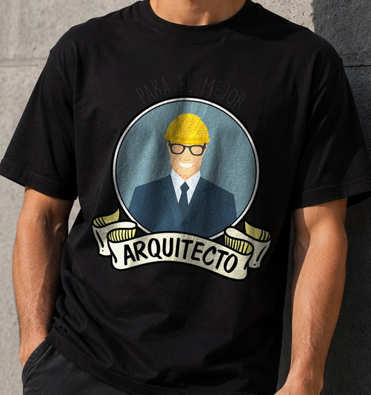 Camiseta Mejor Arquitecto – Regalo para arquitectos (negra)