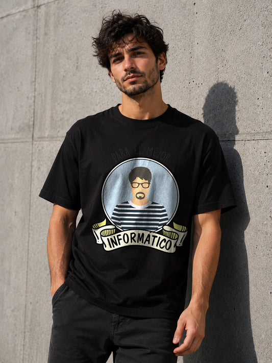 Camiseta con el diseño Mejor Informático – Regalo para informáticos, de Paranoia Records