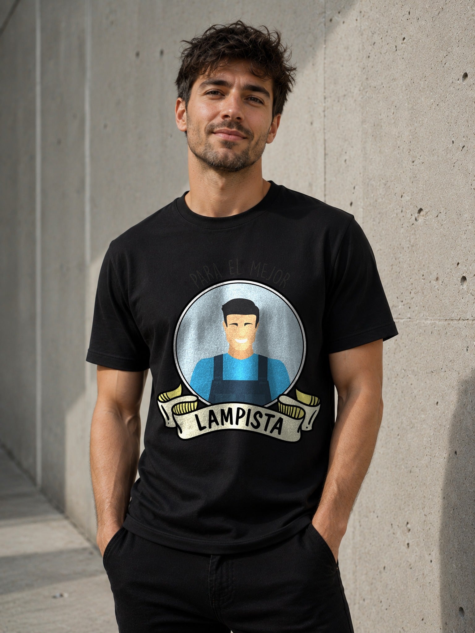 Camiseta con el diseño Para el Mejor Lampista – Regalo para fontaneros, de Paranoia Records