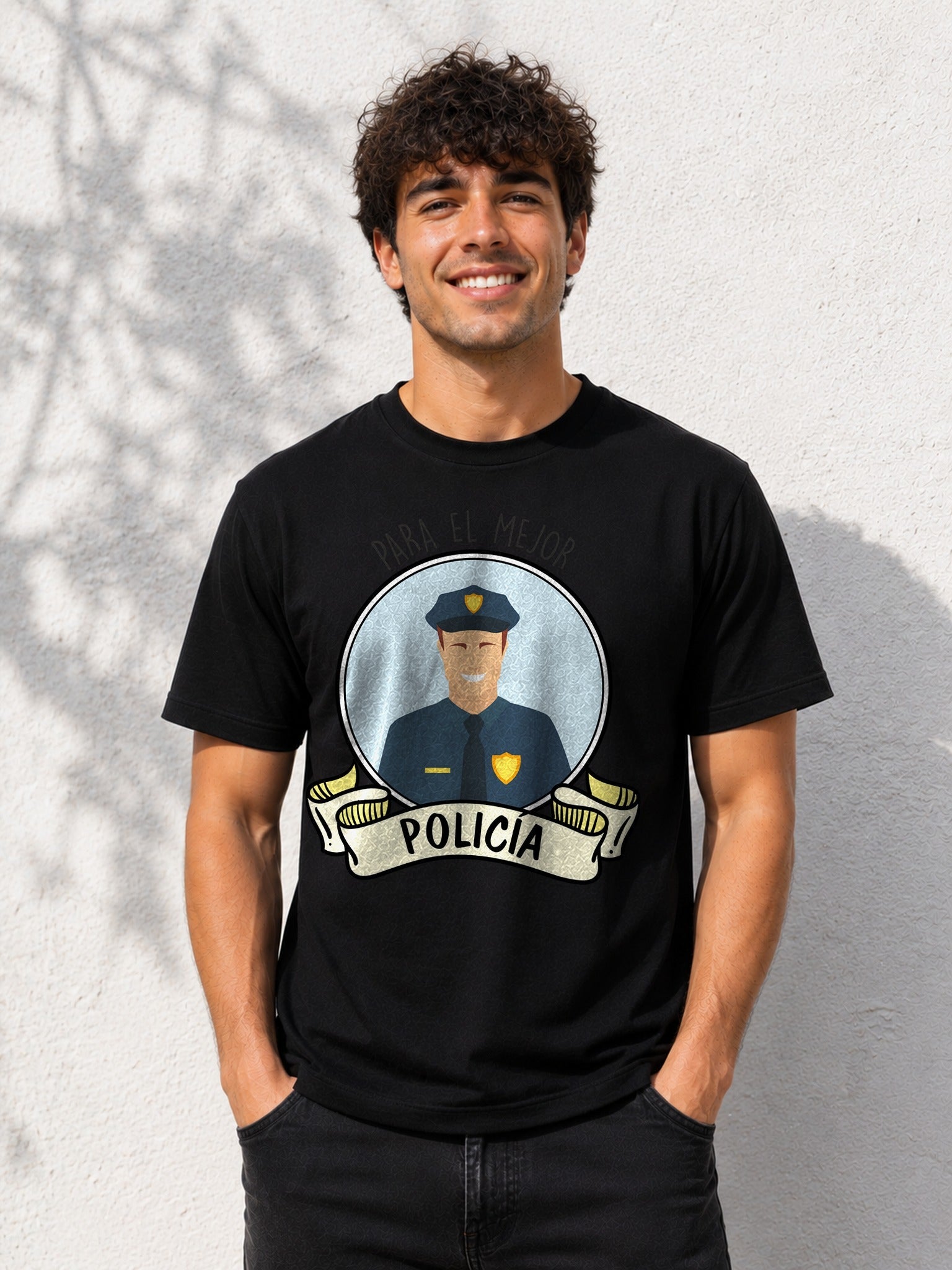 Camiseta con el diseño Mejor Policía – Regalo para policías, de Paranoia Records