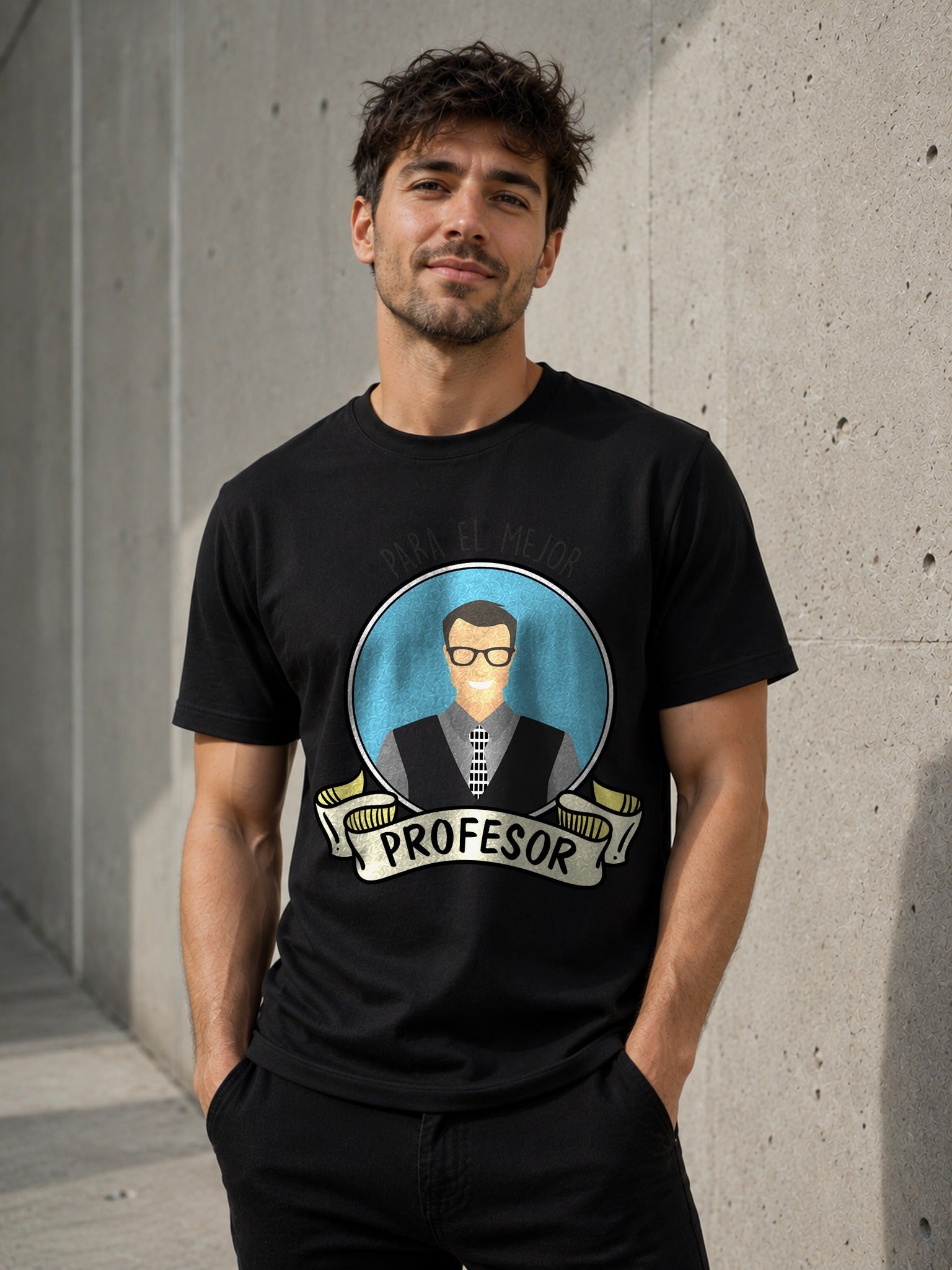 Camiseta con el diseño Mejor Profesor – Regalo para profesores, de Paranoia Records