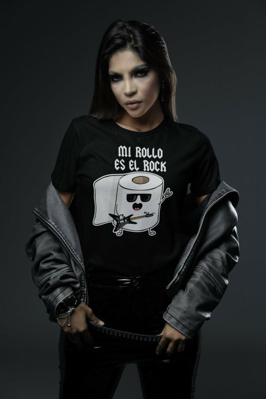 Camiseta Mi rollo es el Rock - El Cajón Friki