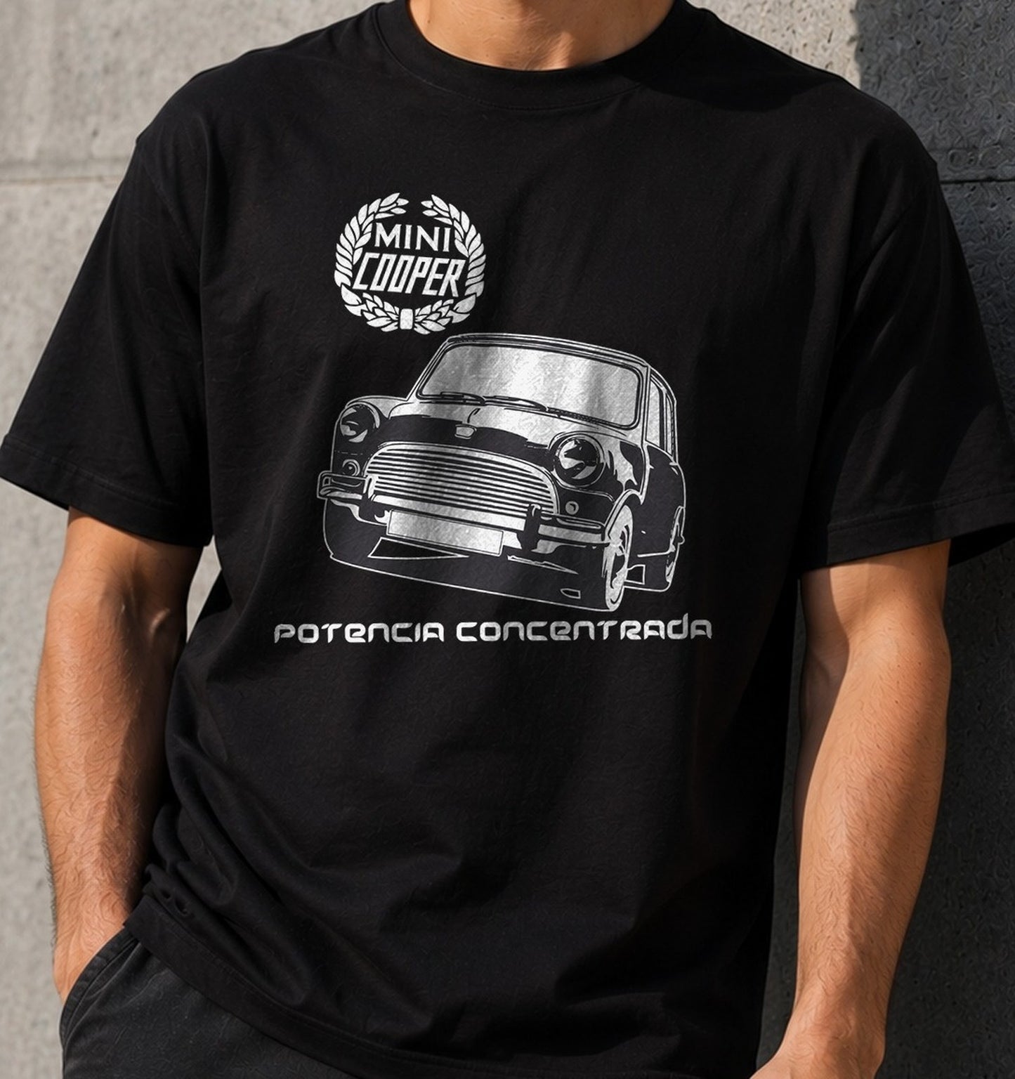 Camiseta Mini Cooper – Potencia Concentrada (negra)