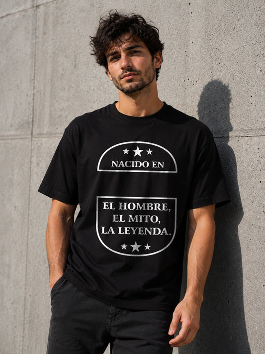 Camiseta con el diseño El Mito, La Leyenda – Regalo para él, de Paranoia Records