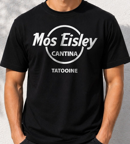 Camiseta Mos Eisley Cantina – Star Wars (negra)