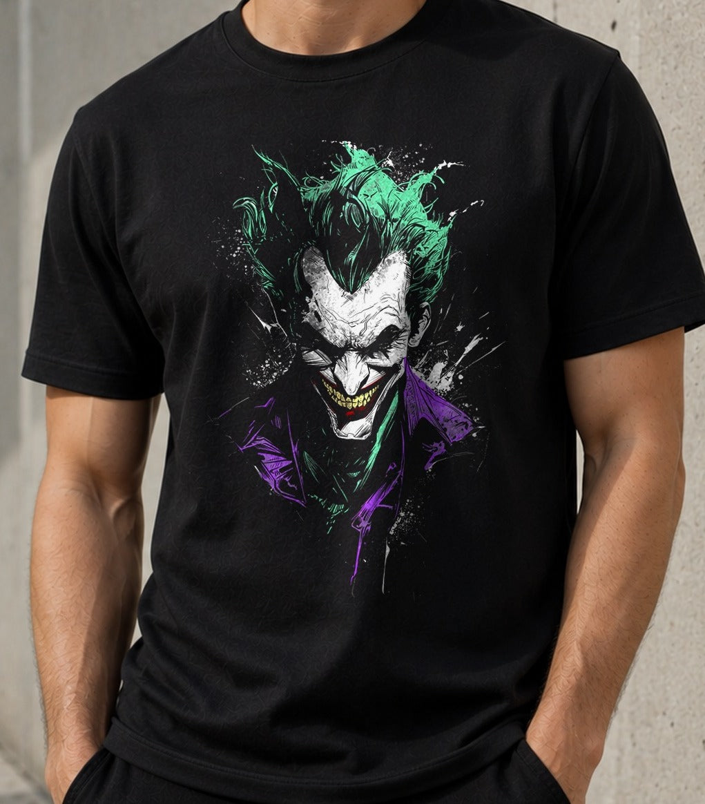 Camiseta Mr. J – Joker de DC Comics (negra)