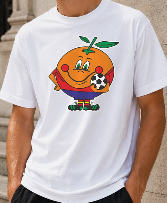 Camiseta Mundial 82 – Naranjito España 82 (blanca)