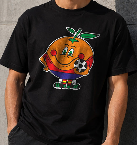 Camiseta Mundial 82 – Naranjito España 82 (negra)