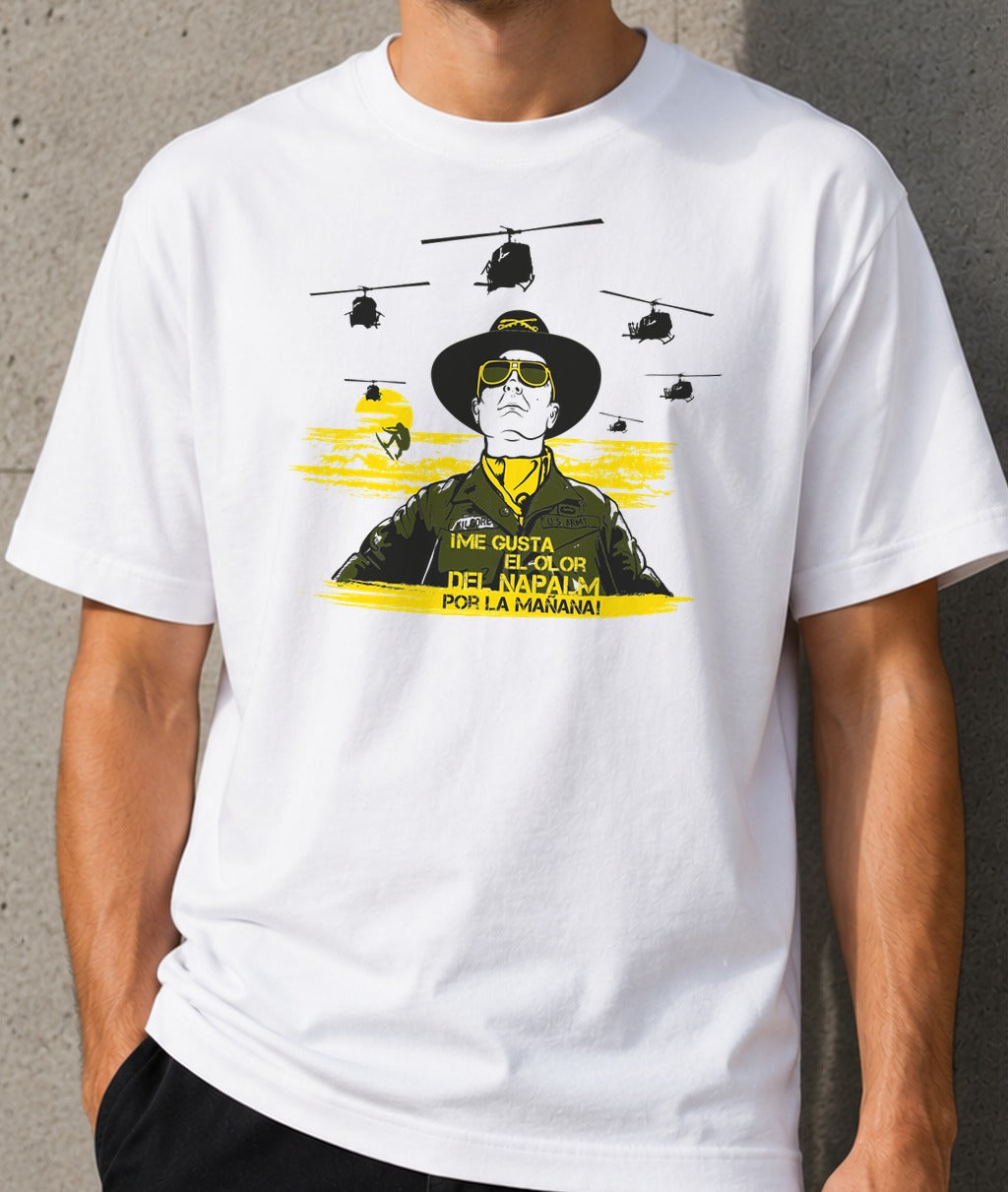 Camiseta Napalm – Apocalypse Now (blanca)