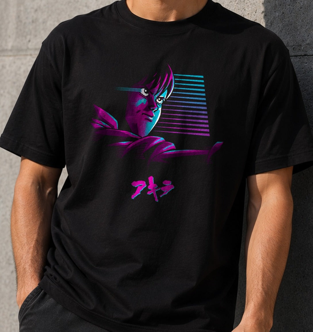 Camiseta Neo-Tokyo Rider – Akira (negra)