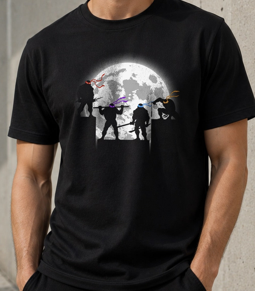 Camiseta Night Shadows – Las Tortugas Ninja (negra)