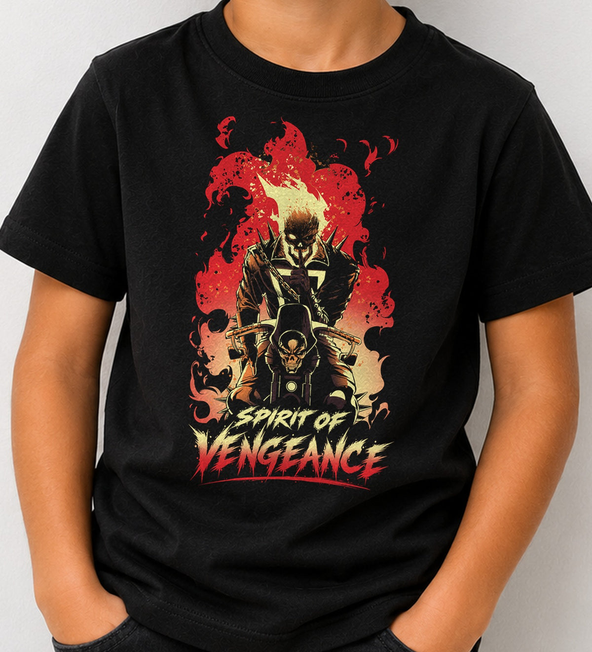 Camiseta niño Spirit of Vengeance (negra)