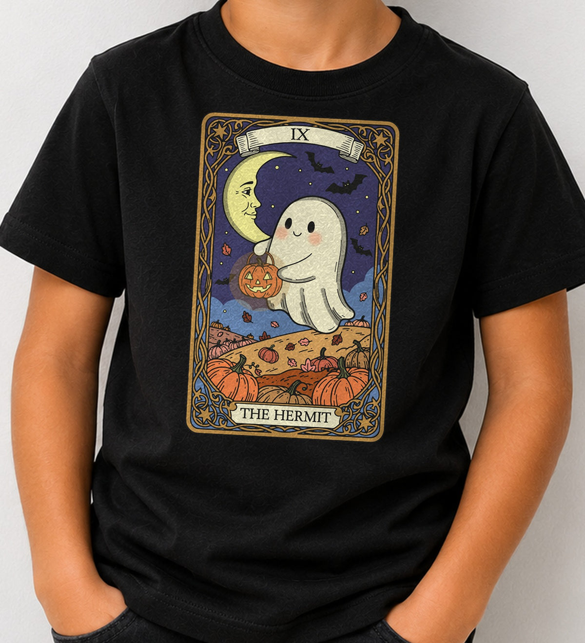Camiseta niño The Hermit (negra)