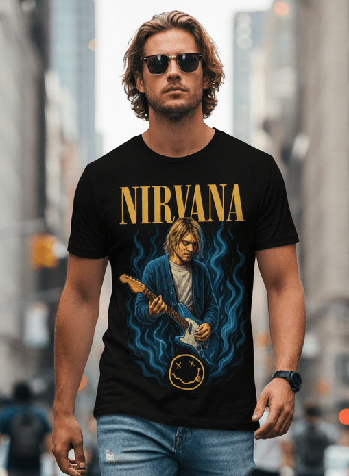 Camiseta Nirvana - El Cajón Friki
