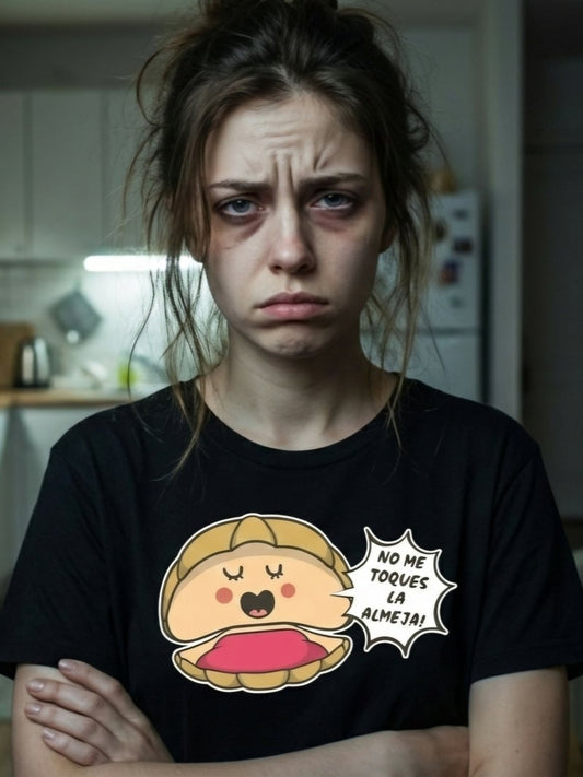 Camiseta No me toques la almeja - El Cajón Friki