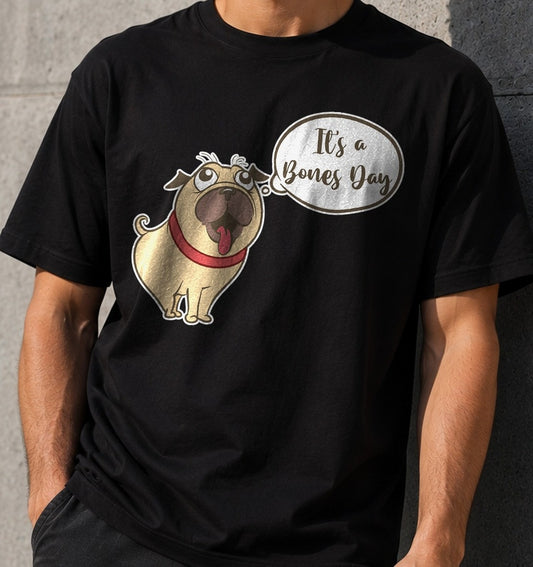 Camiseta Noodle Bones Day – Meme Viral de TikTok (negra)