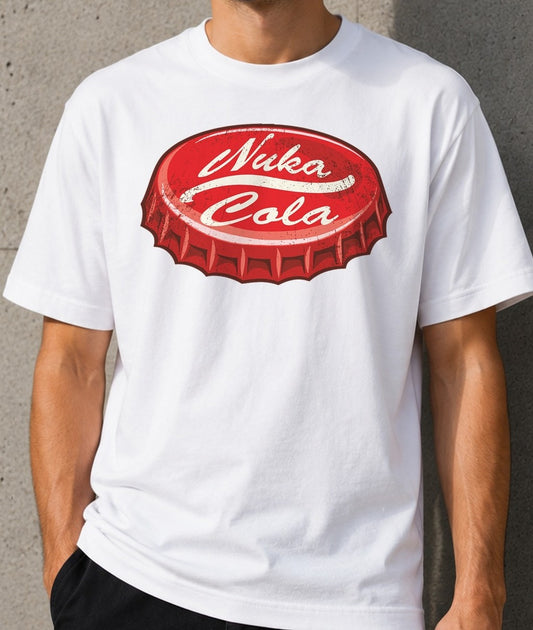 Camiseta Nuka-Cola – Fallout (blanca)