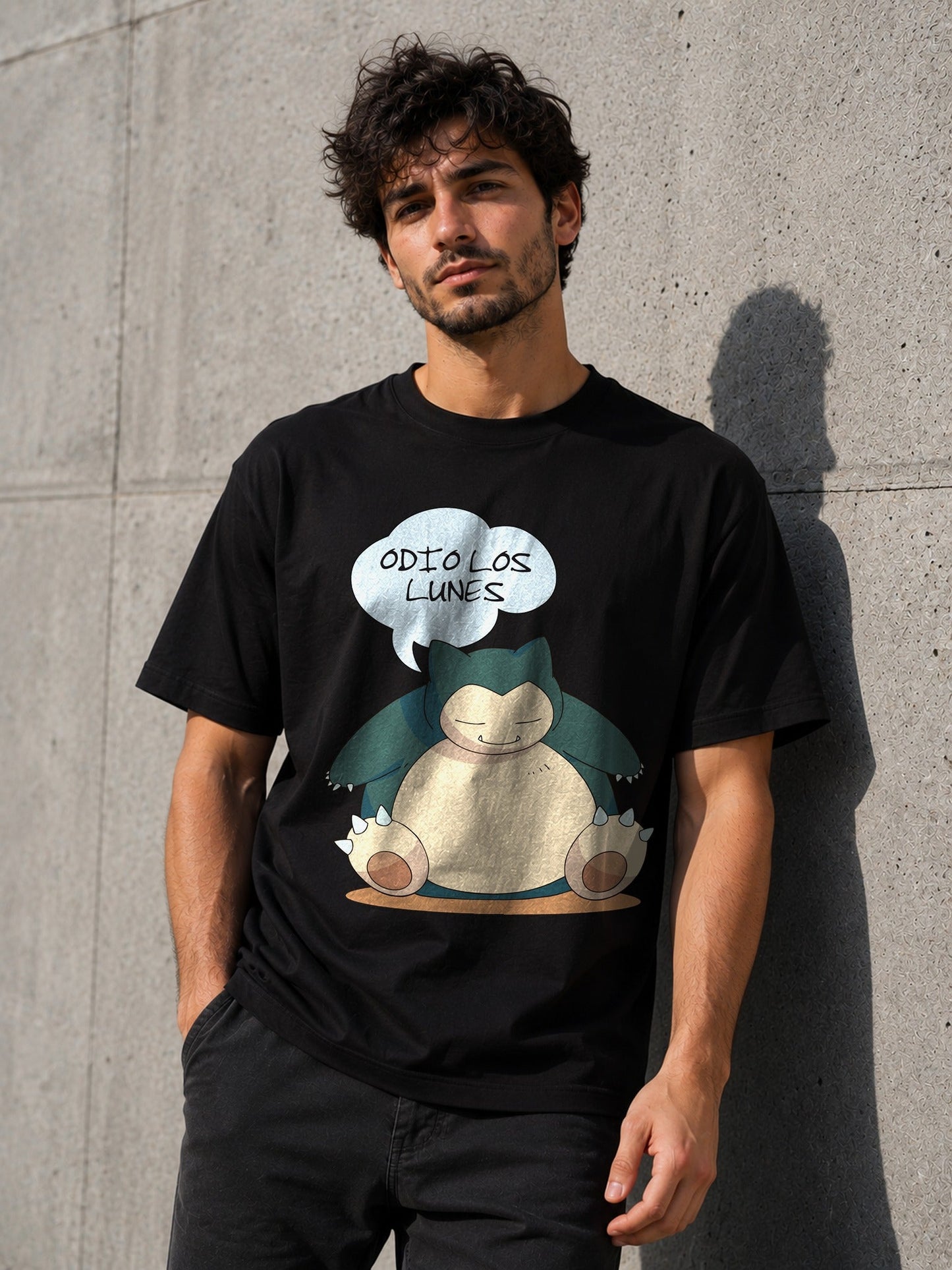 Camiseta con el diseño Odio los Lunes – Snorlax de Pokémon, de Paranoia Records