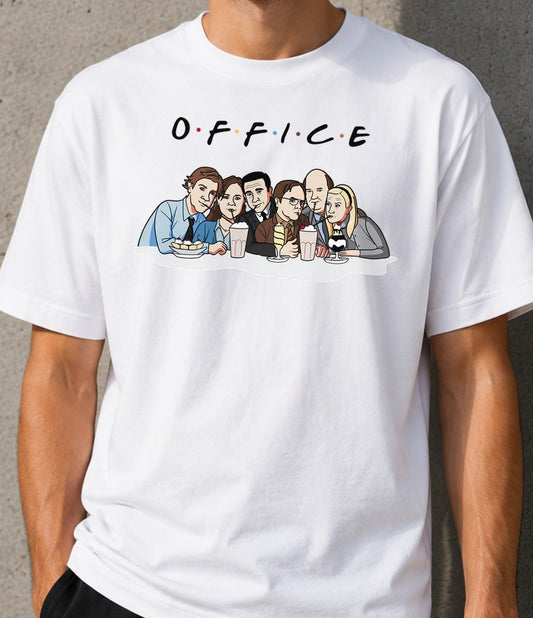 Camiseta Office – Comedia de Oficina y Sitcom de los 90 (blanca)