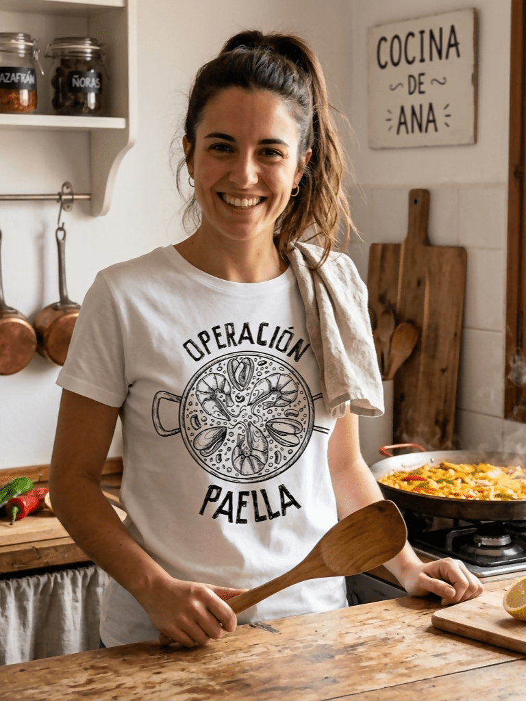 Camiseta Operación paella - El Cajón Friki
