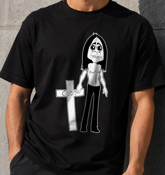 Camiseta Ozzy – Regalo para rockeros y metaleros (negra)