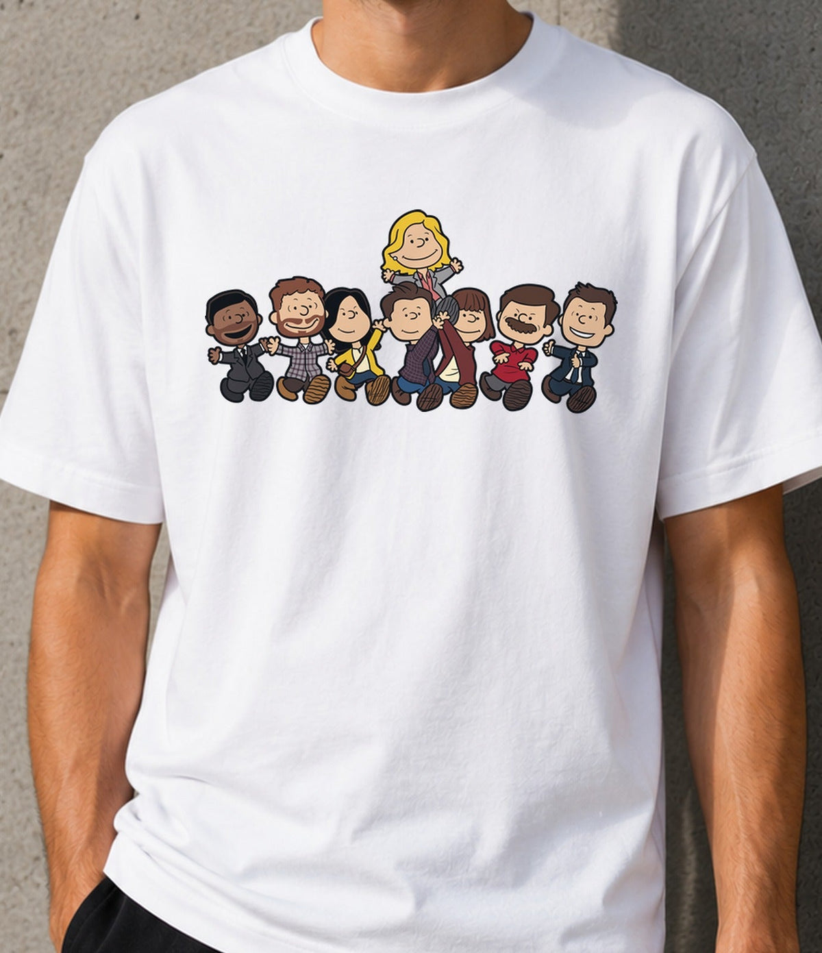 Camiseta Pawnuts – Comedia de Oficina en Estilo Clásico (blanca)