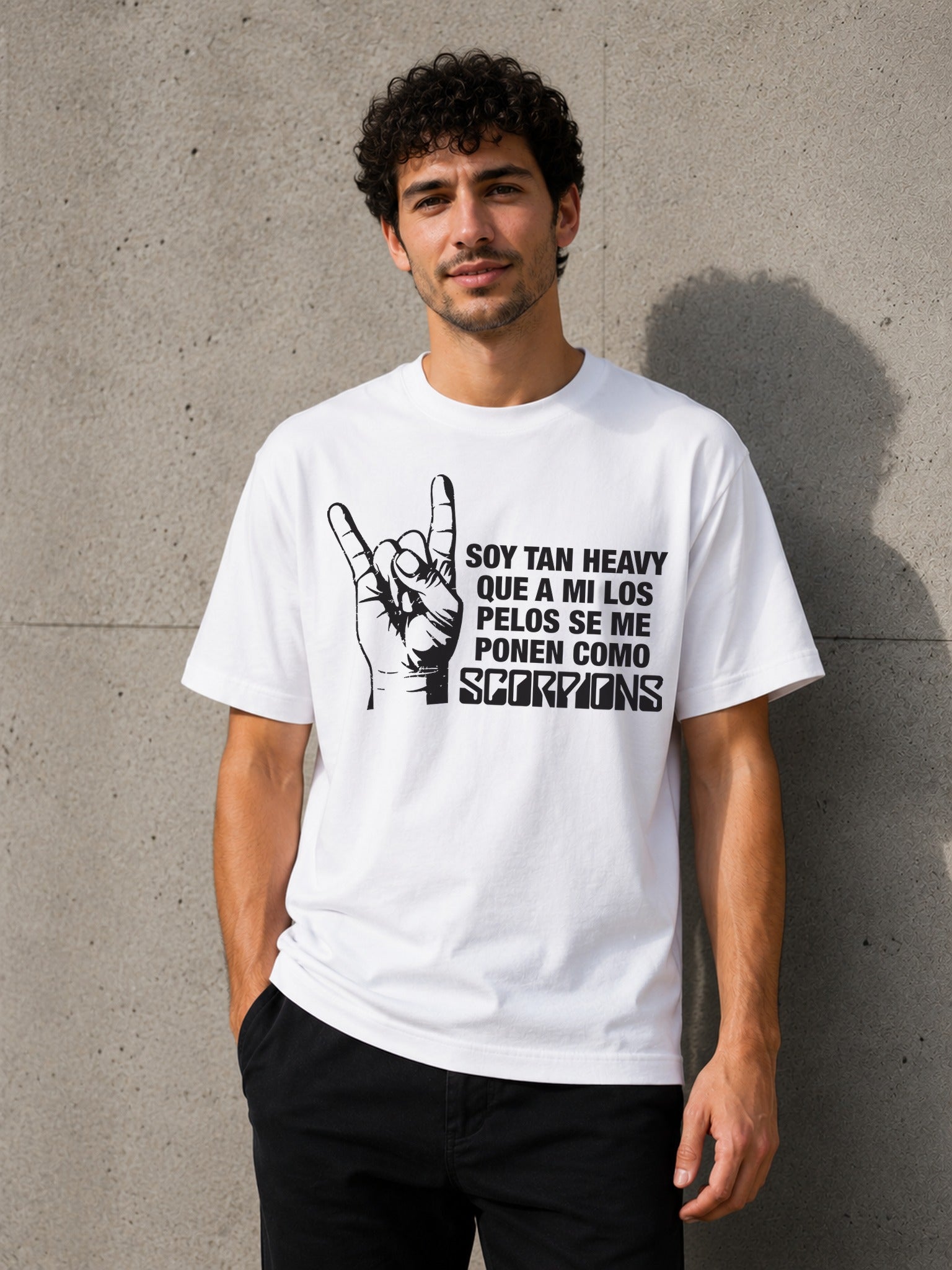 Camiseta con el diseño Pelos Scorpions – Regalo para rockeros, de Paranoia Records