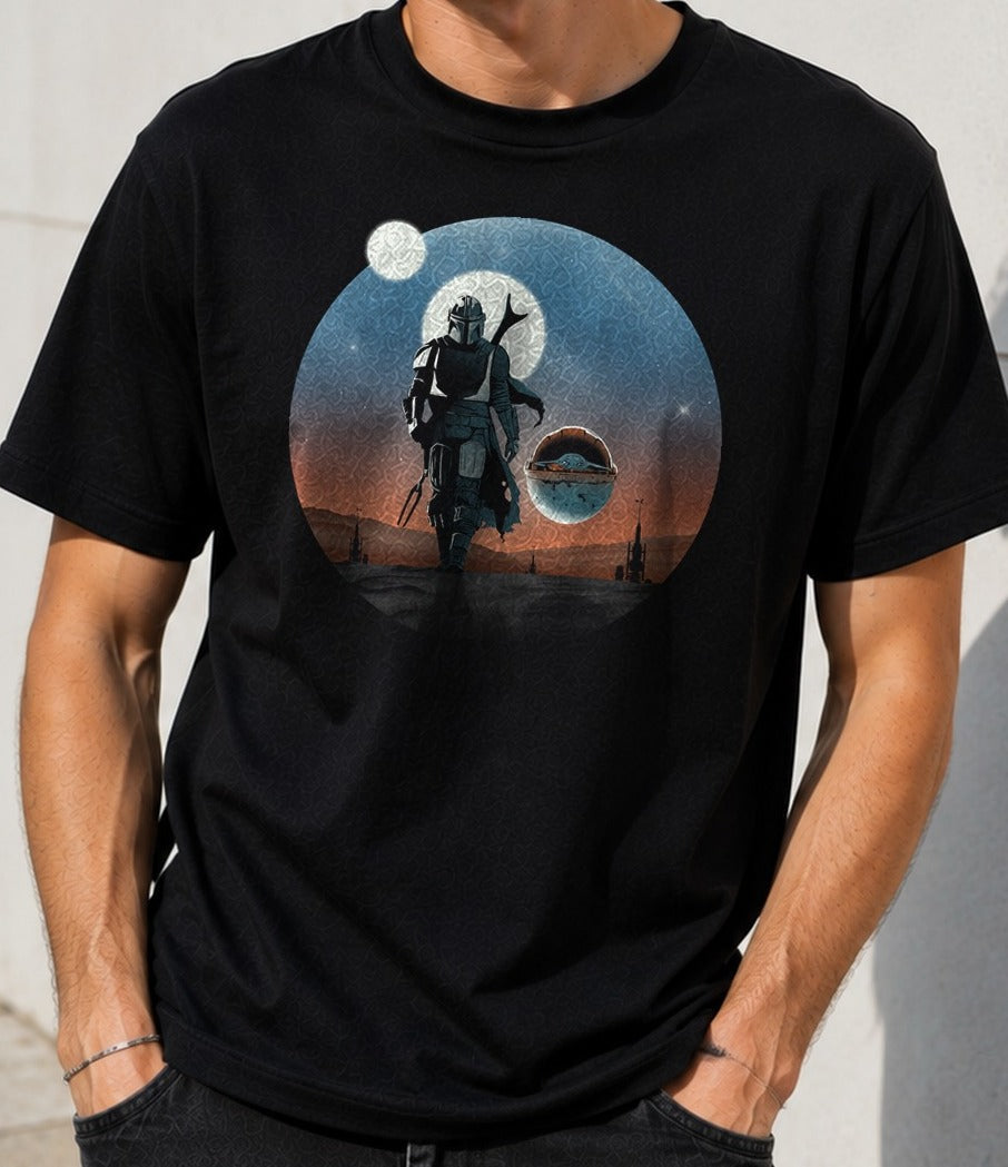 Camiseta Protect the Child – The Mandalorian (negra)