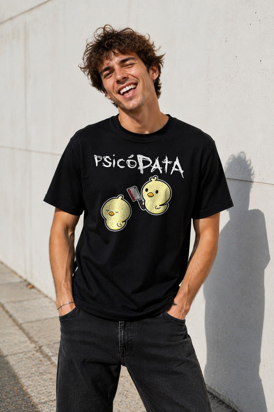 Camiseta PsicóPATA (negra)
