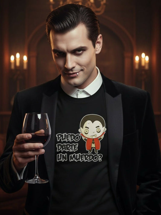 Camiseta Puedo darte un muerdo? - El Cajón Friki