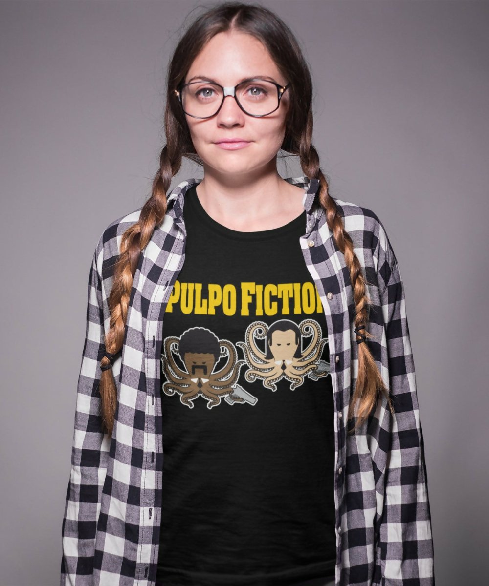 Camiseta Pulpo Fiction - El Cajón Friki
