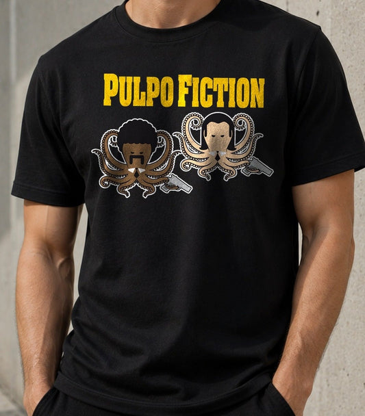 Camiseta Pulpo Fiction – Pulp Fiction (negra)