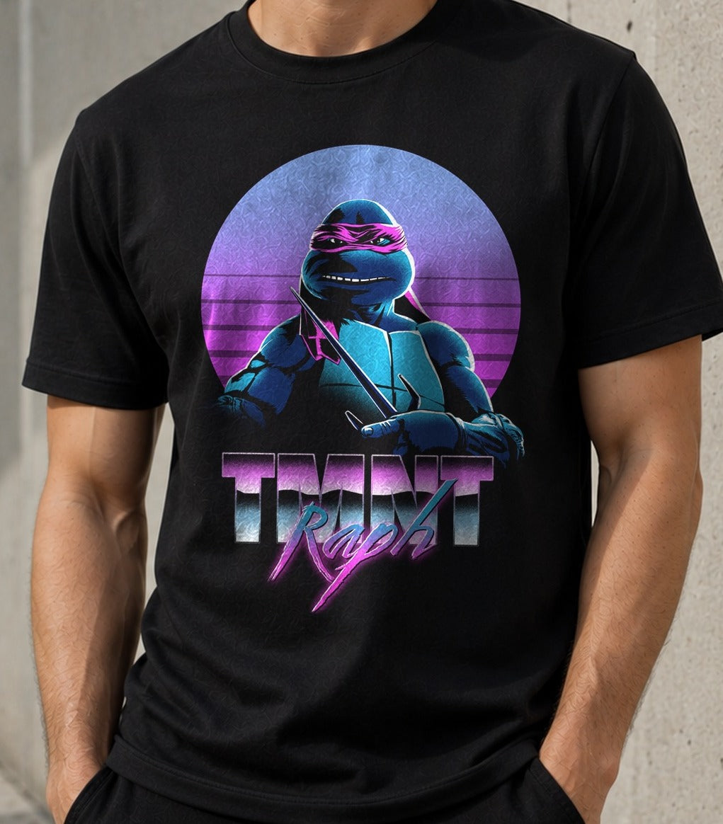 Camiseta Raph – Tortugas Ninja (negra)