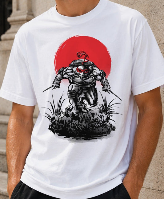 Camiseta Raph under the sun – Tortugas Ninja (blanca)