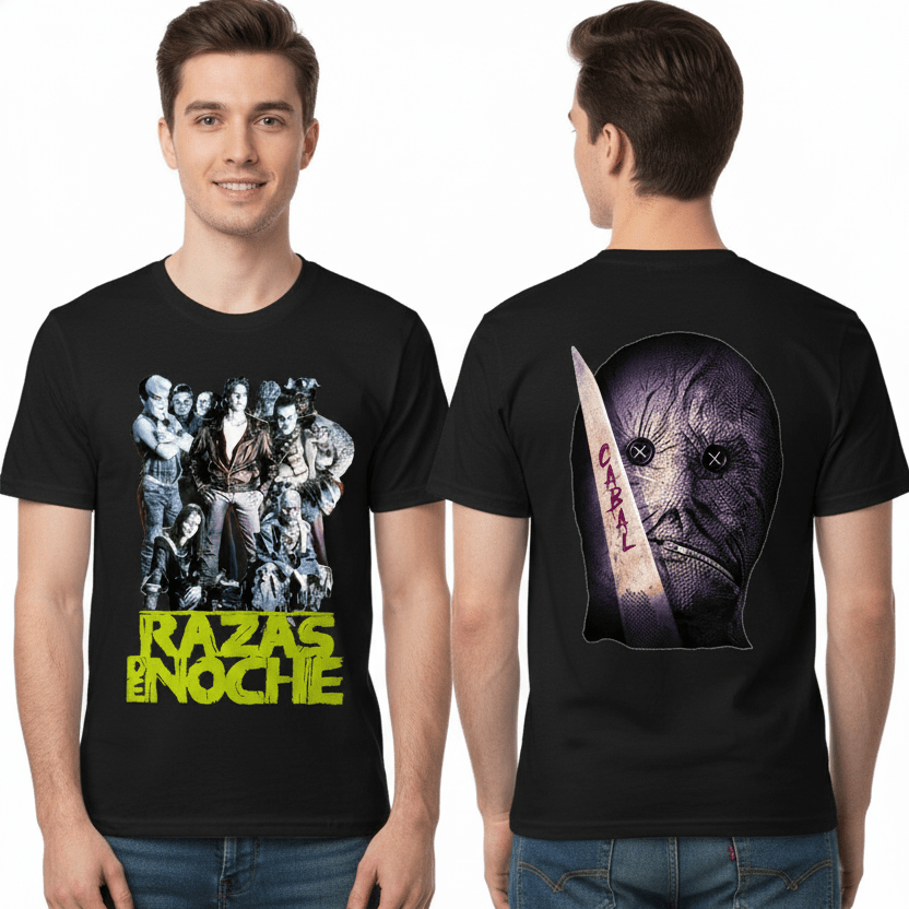 Camiseta Razas de Noche (Nightbreed) - Adéntrate en Midian - El Cajón Friki