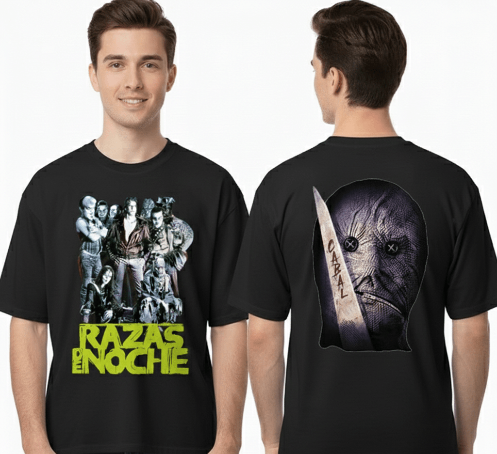 Camiseta Razas de Noche (Nightbreed) - Adéntrate en Midian - El Cajón Friki